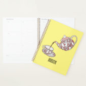 Afbeelding van de cartoon van de teacup-set planner (Display)