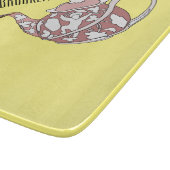 Afbeelding van de cartoon van de teacup-set snijplank (Hoek)