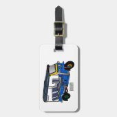 Afbeelding van de cartoon van de trok bagagelabel (Voorkant verticaal)