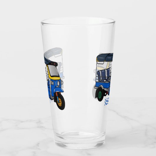 Afbeelding van de cartoon van de trok glas (Links)