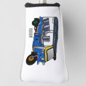 Afbeelding van de cartoon van de trok golfheadcover (Draai 90)