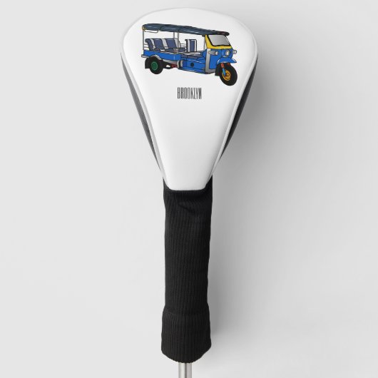 Afbeelding van de cartoon van de trok golfheadcover (Voorkant)