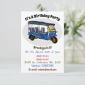 Afbeelding van de cartoon van de trok kaart (Staand voorkant)