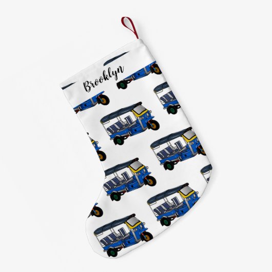 Afbeelding van de cartoon van de trok kleine kerstsok (Achterkant (Hangend))