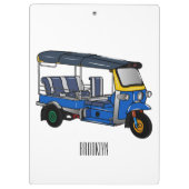 Afbeelding van de cartoon van de trok klembord (Achterkant)