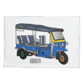 Afbeelding van de cartoon van de trok kussensloop (Achterkant)