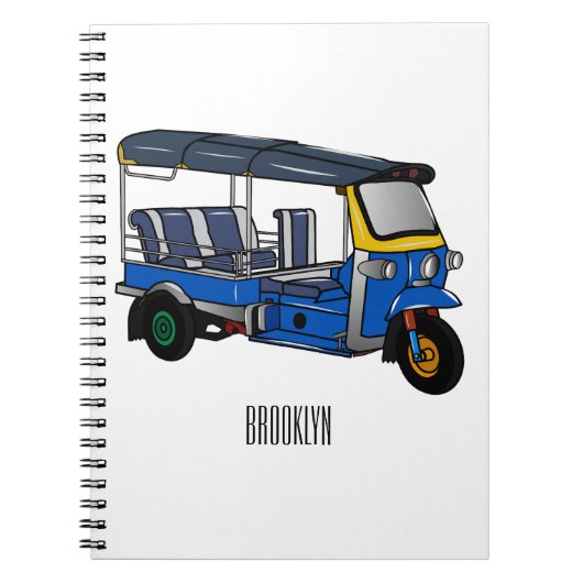 Afbeelding van de cartoon van de trok notitieboek (Voorkant)