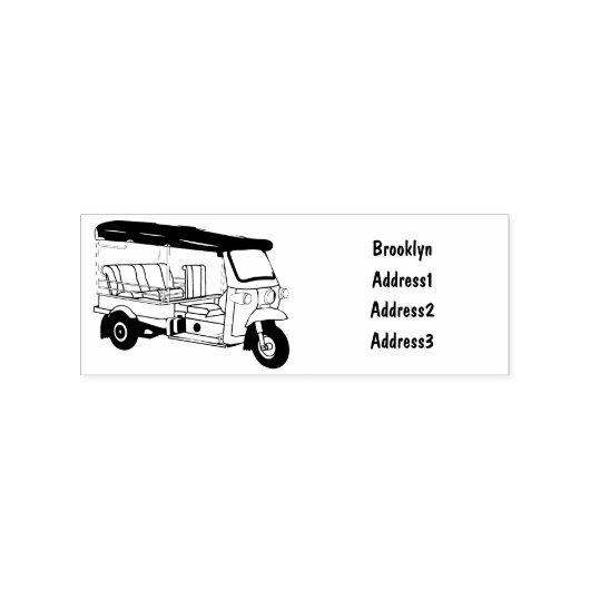 Afbeelding van de cartoon van de trok rubberstempel (Afrduk)