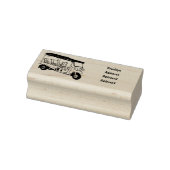 Afbeelding van de cartoon van de trok rubberstempel (Stempel)