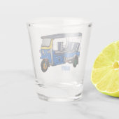 Afbeelding van de cartoon van de trok shot glas (Achterkant)