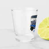 Afbeelding van de cartoon van de trok shot glas (Links)