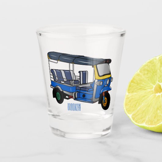 Afbeelding van de cartoon van de trok shot glas (Voorkant)