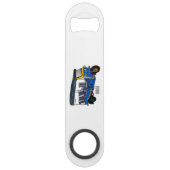 Afbeelding van de cartoon van de trok speed flessenopener (Voorkant)