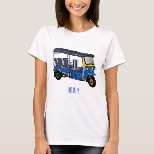 Afbeelding van de cartoon van de trok t-shirt (Voorkant)