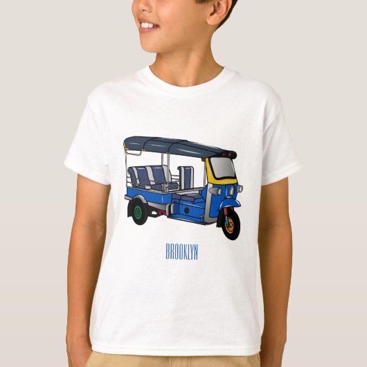 Afbeelding van de cartoon van de trok t-shirt (Voorkant)