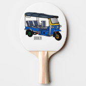 Afbeelding van de cartoon van de trok tafeltennisbatje (Achterkant)