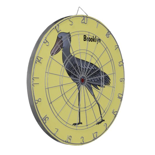 Afbeelding van de cartoon van de vogel dartbord (Voorkant Links)