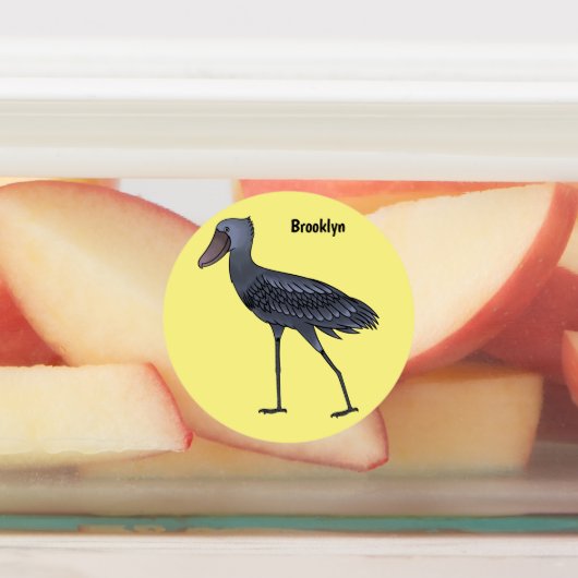 Afbeelding van de cartoon van de vogel labels (Aangebracht)