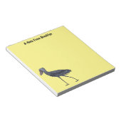 Afbeelding van de cartoon van de vogel notitieblok (Schuin)