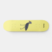 Afbeelding van de cartoon van de vogel persoonlijk skateboard (Horizontaal)