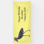 Afbeelding van de cartoon van de vogel spandoek (Verticaal)