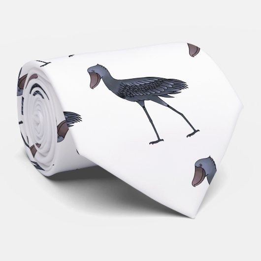 Afbeelding van de cartoon van de vogel stropdas (Opgerold)