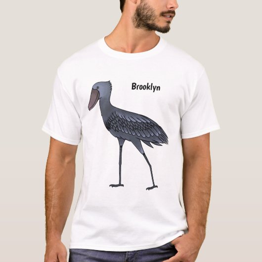 Afbeelding van de cartoon van de vogel t-shirt (Voorkant)
