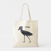 Afbeelding van de cartoon van de vogel tote bag (Achterkant)