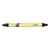 Afbeelding van de cartoon van de vogel zwarte inkt pen (Voorkant)