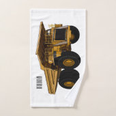Afbeelding van de cartoon van de vrachtwagen bad handdoek (Handdoek)