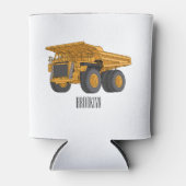 Afbeelding van de cartoon van de vrachtwagen blikjeskoeler (Voorkant)