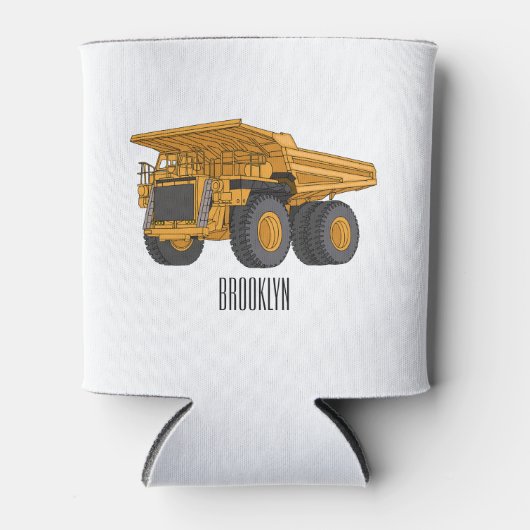 Afbeelding van de cartoon van de vrachtwagen blikjeskoeler (Voorkant)