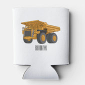 Afbeelding van de cartoon van de vrachtwagen blikjeskoeler (Achterkant)