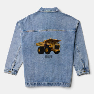 Afbeelding van de cartoon van de vrachtwagen denim jacket