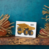 Afbeelding van de cartoon van de vrachtwagen fotoplaat (Zijkant)