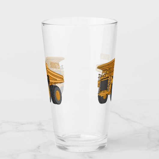 Afbeelding van de cartoon van de vrachtwagen glas (Links)