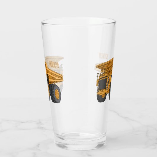 Afbeelding van de cartoon van de vrachtwagen glas (Rechts)