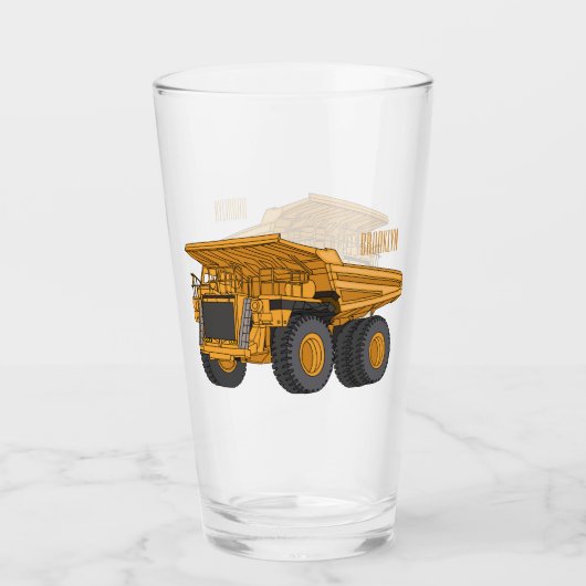 Afbeelding van de cartoon van de vrachtwagen glas (Voorkant)