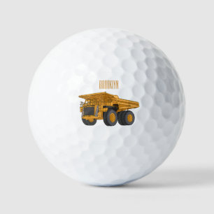 Afbeelding van de cartoon van de vrachtwagen golfballen