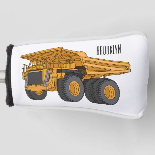 Afbeelding van de cartoon van de vrachtwagen golfheadcover (Voorkant)