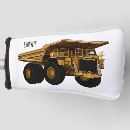 Afbeelding van de cartoon van de vrachtwagen golfheadcover (Voorkant)