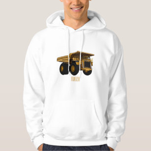 Afbeelding van de cartoon van de vrachtwagen hoodie