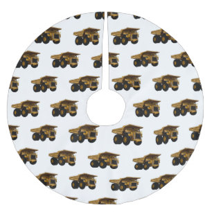 Afbeelding van de cartoon van de vrachtwagen kerstboom rok