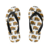Afbeelding van de cartoon van de vrachtwagen kinder teenslippers (Voetbed)
