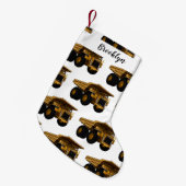 Afbeelding van de cartoon van de vrachtwagen kleine kerstsok (Voorkant (Hangend))