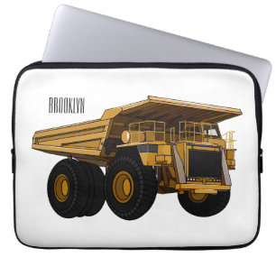 Afbeelding van de cartoon van de vrachtwagen laptop sleeve