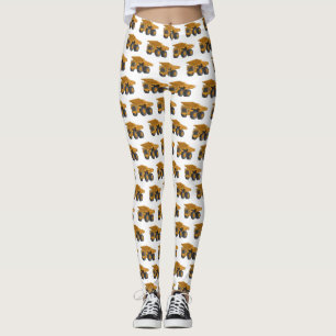 Afbeelding van de cartoon van de vrachtwagen leggings