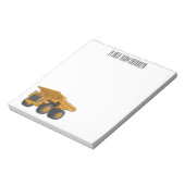 Afbeelding van de cartoon van de vrachtwagen notitieblok (Linkerzijde)