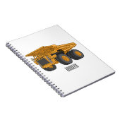 Afbeelding van de cartoon van de vrachtwagen notitieboek (Rechterzijde)