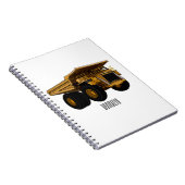 Afbeelding van de cartoon van de vrachtwagen notitieboek (Rechterzijde)